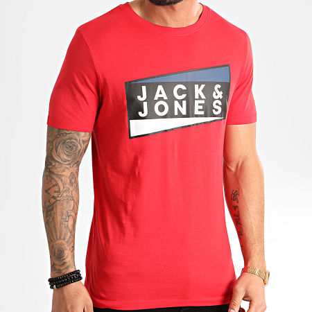 Jack And Jones - Tee Shirt Shaun Rouge