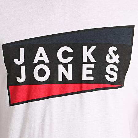 Jack And Jones - Tee Shirt Shaun Blanc