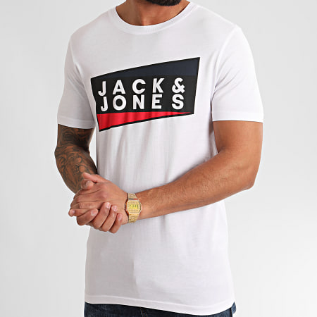 Jack And Jones - Tee Shirt Shaun Blanc