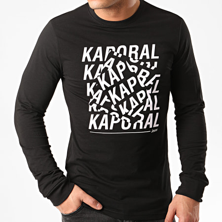 Kaporal - Tee Shirt Manches Longues Miso Noir