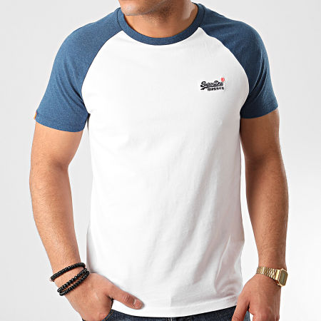 Superdry - Tee Shirt OL Classic M1010140A Blanc