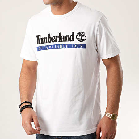 Timberland - Tee Shirt Established 1973 A22SC Blanc