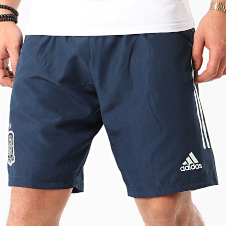 Adidas Sportswear - Short Jogging A Bandes FEF DT SHO FI6288 Bleu Marine