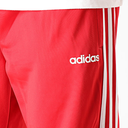 adidas - Pantalon Jogging A Bandes Essential 3 Stripes FM6280 Rouge