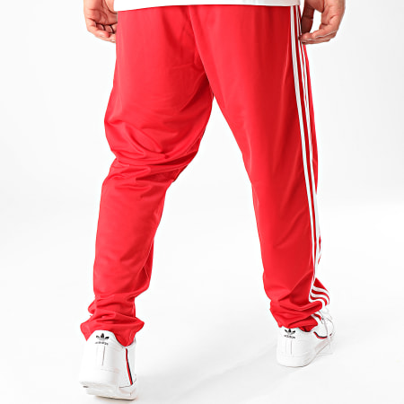 adidas - Pantalon Jogging A Bandes Essential 3 Stripes FM6280 Rouge