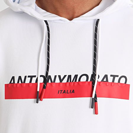 Antony Morato - Sweat Capuche MMFL00642 Blanc