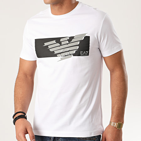 EA7 Emporio Armani - Tee Shirt 3HPT48-PJT3Z Blanc