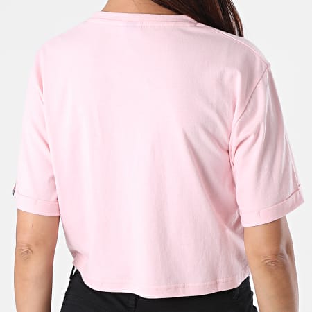 Ellesse - Tee Shirt Femme Crop Alberta SGS04484 Rose Clair