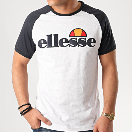 Ellesse - Tee Shirt Piave SHE07393 Blanc Chiné