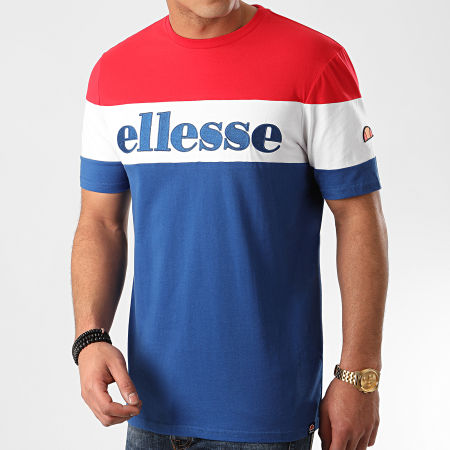 Ellesse - Tee Shirt Punto SHE08505 Bleu Roi Blanc Rouge