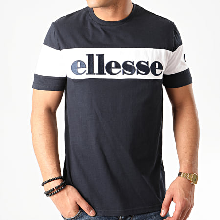 Ellesse - Tee Shirt Punto SHE08505 Bleu Marine Noir