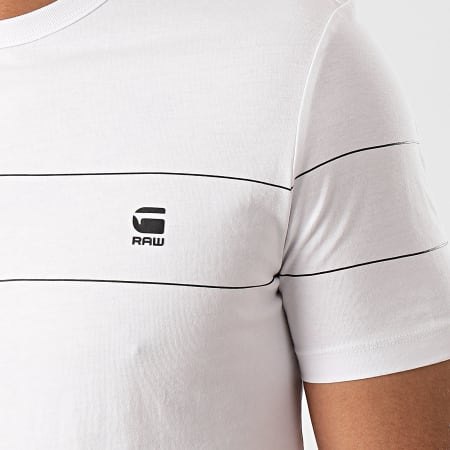 G-Star - Tee Shirt One GR D16404-336 Blanc