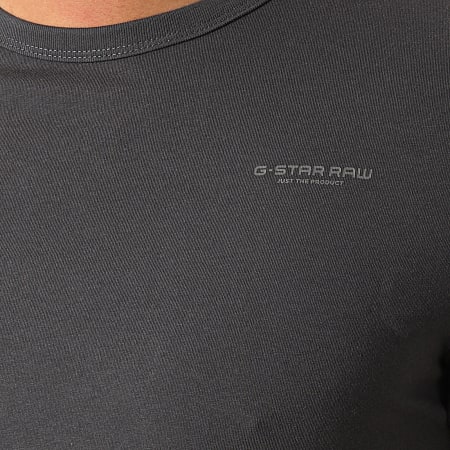 G-Star - Tee Shirt Block Originals D16425-336 Gris Anthracite