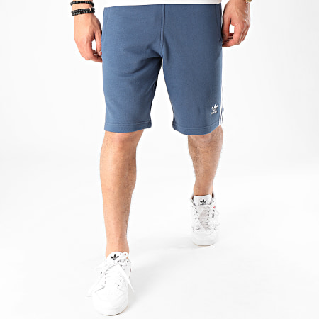 Adidas Originals - Short Jogging A Bandes 3 Stripes FM3806 Bleu Marine