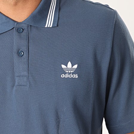 Adidas Originals - Polo Manches Courtes Pique FM9953 Bleu Marine