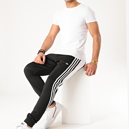 Adidas Originals - Pantalon Jogging A Bandes 3 Stripes Wrap FM1528 Noir