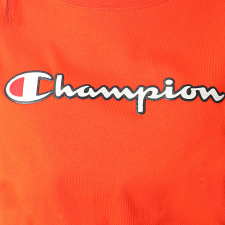 Champion - Tee Shirt Femme 112650 Orange