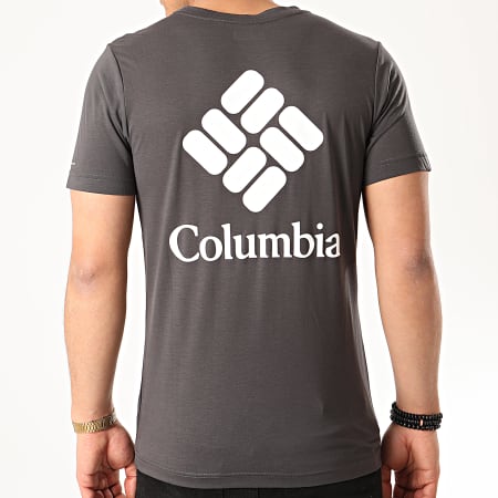 Columbia - Tee Shirt Maxtrail Logo Gris Anthracite
