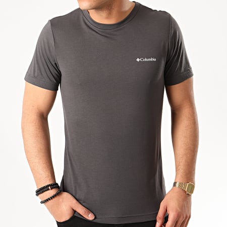 Columbia - Tee Shirt Maxtrail Logo Gris Anthracite