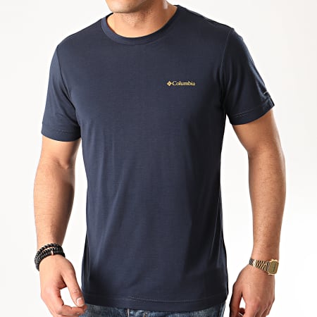 Columbia - Tee Shirt Maxtrail Logo Bleu Marine