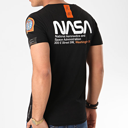 Final Club - Exploración Espacial Camiseta Con Parche Y Bordado 356 Negro