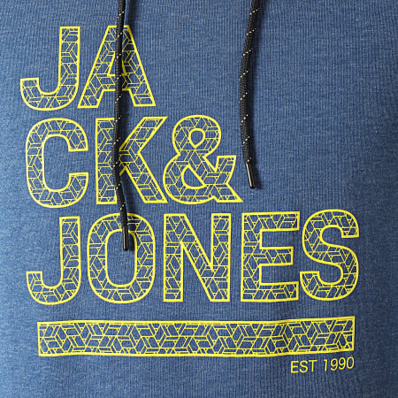 Jack And Jones - Sweat Capuche Marlon Bleu