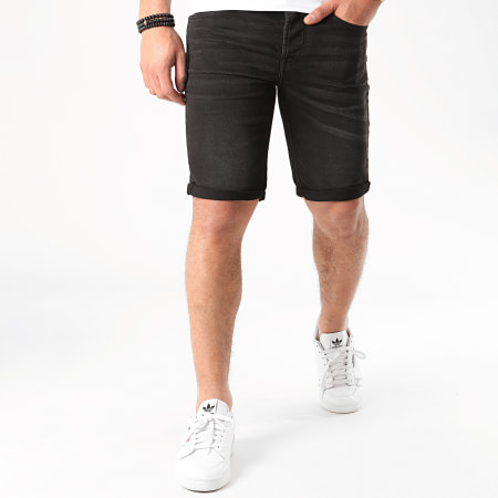 Only And Sons - Short Jean Ply Noir