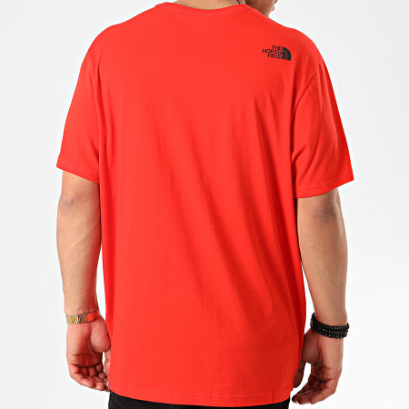 The North Face - Tee Shirt Fine CEQ5 Rouge