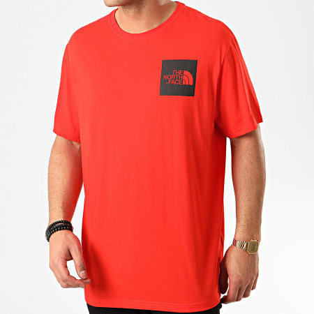 The North Face - Tee Shirt Fine CEQ5 Rouge