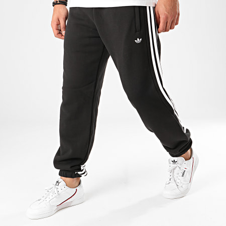 Adidas Originals - Pantalon Jogging A Bandes Wrap FM1521 Noir
