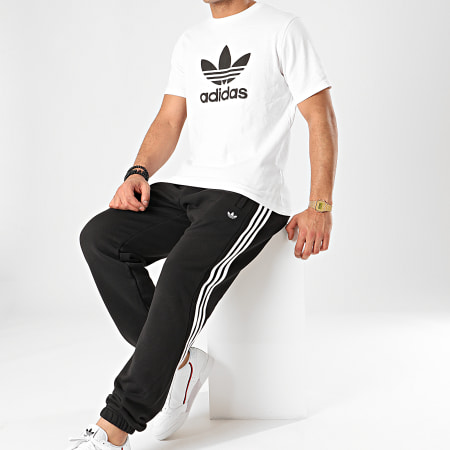 Adidas Originals - Pantalon Jogging A Bandes Wrap FM1521 Noir