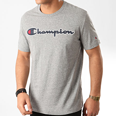 Champion - Tee Shirt 214194 Gris Chiné