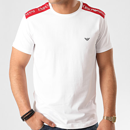 Emporio Armani - Tee Shirt A Bandes 211819-0P462 Blanc