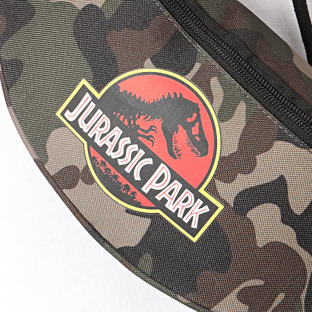 Jurassic Park - Sac Banane Jurassic Park Original Logo Camouflage Vert Kaki