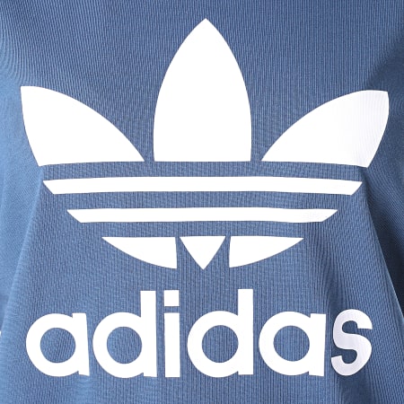 Adidas Originals - Tee Shirt Femme Boyfriend Trefoil FM3284 Bleu