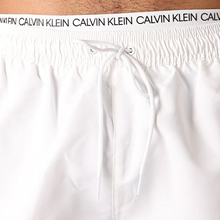 Calvin Klein - Short De Bain Double WB 0438 Blanc