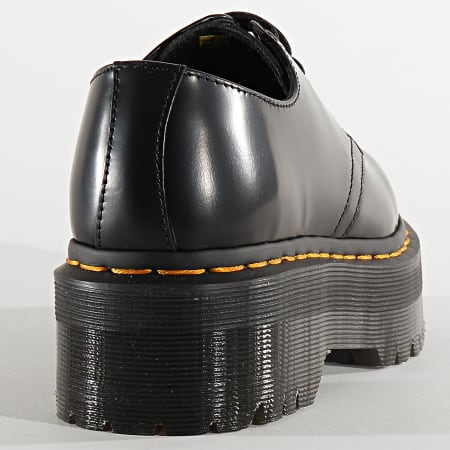Dr Martens - Chaussures Femme 1461 Quad 25567001 Black Polished