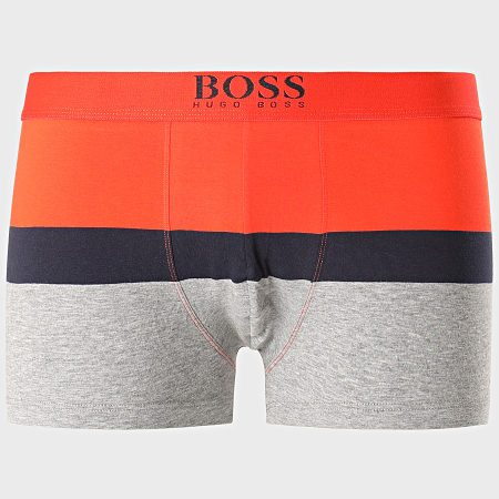 BOSS - Boxer 50426656 Orange Gris Chiné