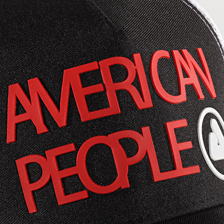 American People - Casquette Trucker 90-166 Noir
