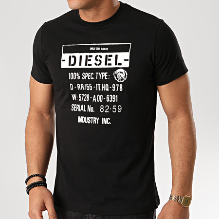 Diesel - Tee Shirt Diego S1 00SEFZ-0091A Noir