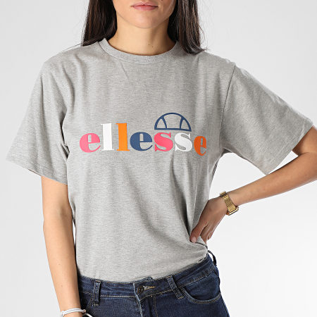 Ellesse - Tee Shirt Femme Rialzo SGE09697 Gris Chiné