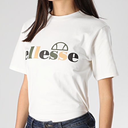 Ellesse - Tee Shirt Femme Rialzo SGE09697 Blanc Cassé