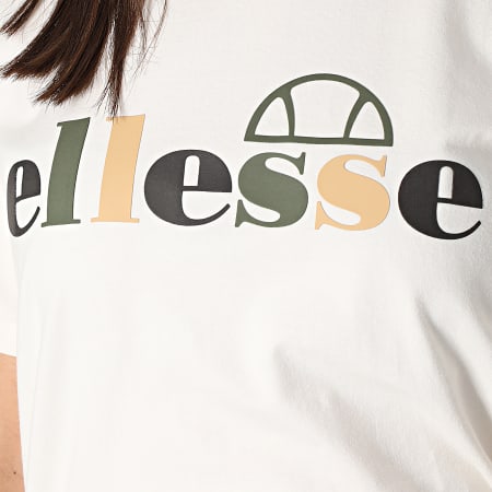Ellesse - Tee Shirt Femme Rialzo SGE09697 Blanc Cassé