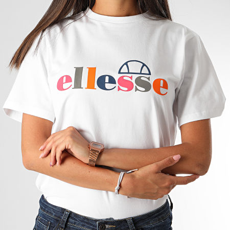Ellesse - Tee Shirt Femme Rialzo SGE09697 Blanc