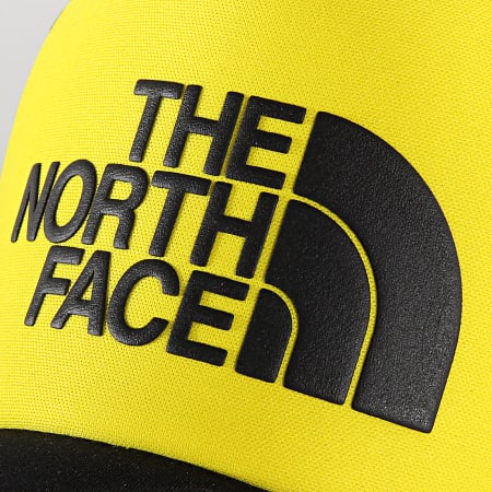 The North Face - Casquette Trucker Logo 3FM3 Noir Jaune