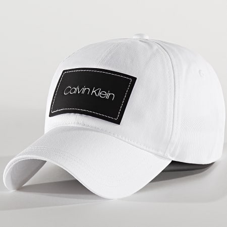 Calvin Klein - Casquette Leatherpatch 5490 Blanc