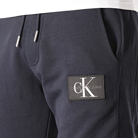 Calvin Klein - Pantalon Jogging Monogram Patch HWK 4066 Bleu Marine