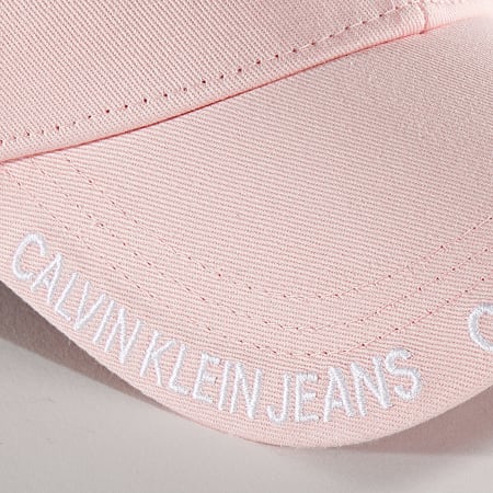 Calvin Klein - Casquette Visor Logo 6630 Rose