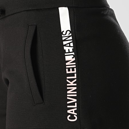 Calvin Klein - Short Jogging Femme Stripe Logo 3609 Noir