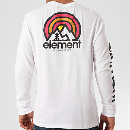 Element - Tee Shirt Manches Longues Sonata Blanc